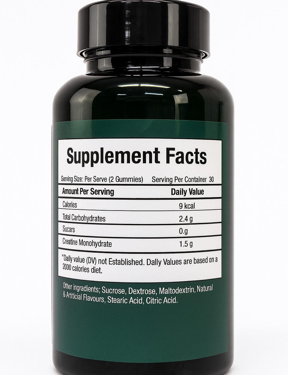 Nature's Core Creatine 60 Gummies Lab Tested